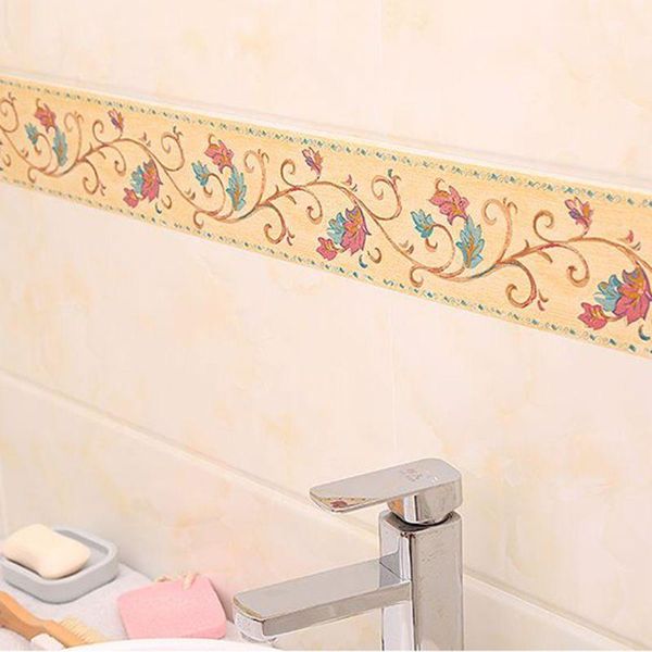 wall stickers 1roll pvc self-adhesive border kitchen bathroom waterproof waistline paster for home room decoration supplies
wall stickers 1roll pvc self-adhesive border kitchen bathroom waterproof waistline paster for home room decoration supplies
