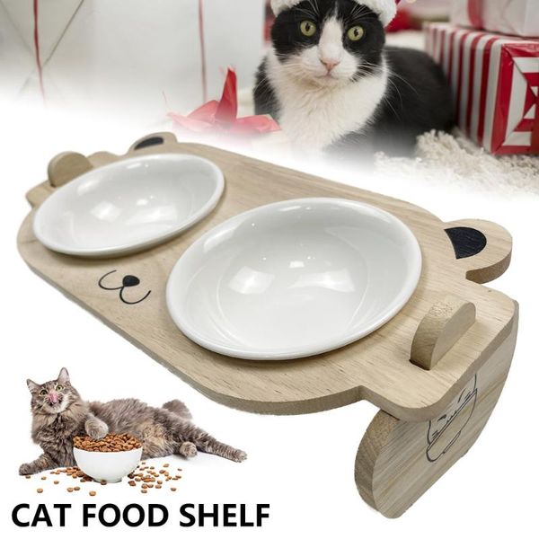 cat bowls & feeders double bowl dog pet with wood stand eco friendly raised anti-slip 2 ceramic puppy food shelf water feeder tool
cat bowls & feeders double bowl dog pet with wood stand eco friendly raised anti-slip 2 ceramic puppy food shelf water feeder tool