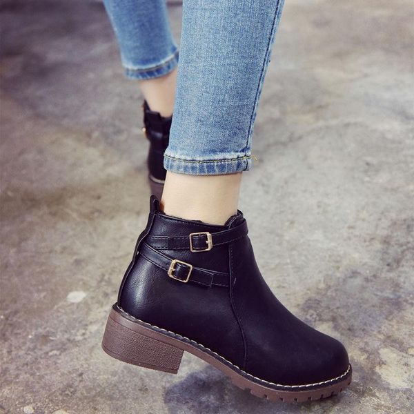 boots women fashion leather platform ankle short booties black thick heel ladies worker womens
boots women fashion leather platform ankle short booties black thick heel ladies worker womens