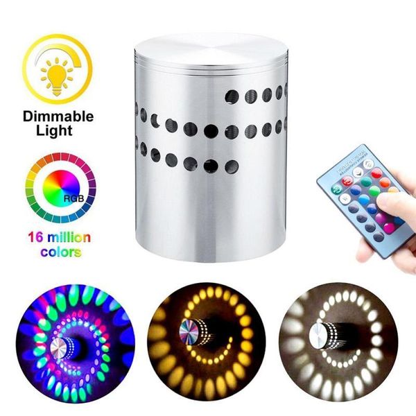wall light 3w rgb spiral lamp remote fixture sconce ktv disco bar decor wireless creative for home stair bathroom
wall light 3w rgb spiral lamp remote fixture sconce ktv disco bar decor wireless creative for home stair bathroom
