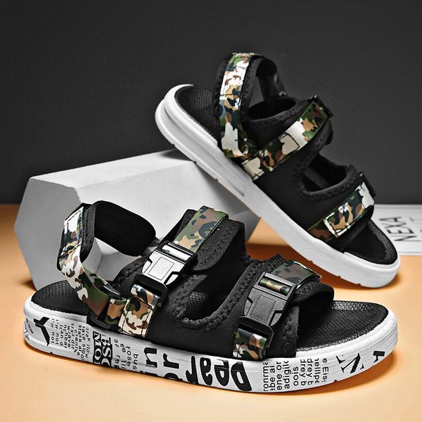 summer outdoor casual men sandals breathable comfort slip on roman beach sandals man camouflage mens flip flops hommes sandales, Black
summer outdoor casual men sandals breathable comfort slip on roman beach sandals man camouflage mens flip flops hommes sandales, Black