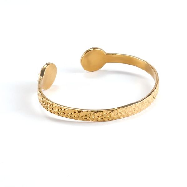 bangle stainless steel bump adjustable size bracelet for woman fashion luxury korean jewelry retro girl's unusual gold bangles, Black
bangle stainless steel bump adjustable size bracelet for woman fashion luxury korean jewelry retro girl's unusual gold bangles, Black