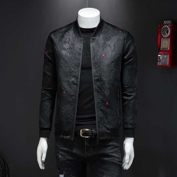 spring autumn men casual jacket coat flower slim fit pattern bomber jacket men 4xl puff jacquard black bomber jacket men 211013, Black;brown
spring autumn men casual jacket coat flower slim fit pattern bomber jacket men 4xl puff jacquard black bomber jacket men 211013, Black;brown