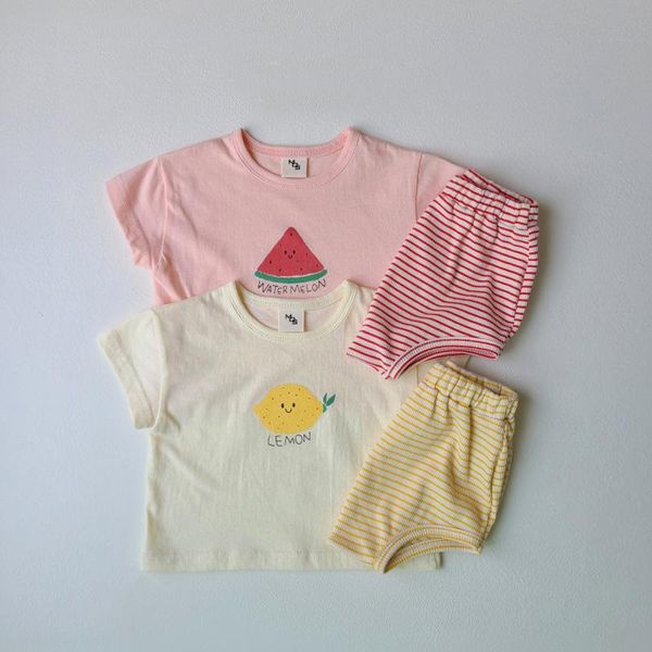 clothing sets 7971 baby set girl suit summer 2021 sale fruit lovely 2 pieces t-shirt +stripe short outfit, White
clothing sets 7971 baby set girl suit summer 2021 sale fruit lovely 2 pieces t-shirt +stripe short outfit, White