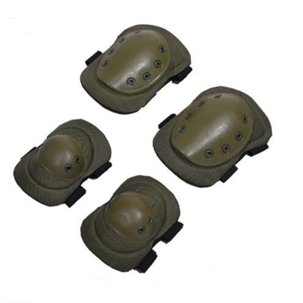 elbow & knee pads 4 pcs tactical combat protective pad set 2x + protector cycling climbing, Black;gray
elbow & knee pads 4 pcs tactical combat protective pad set 2x + protector cycling climbing, Black;gray