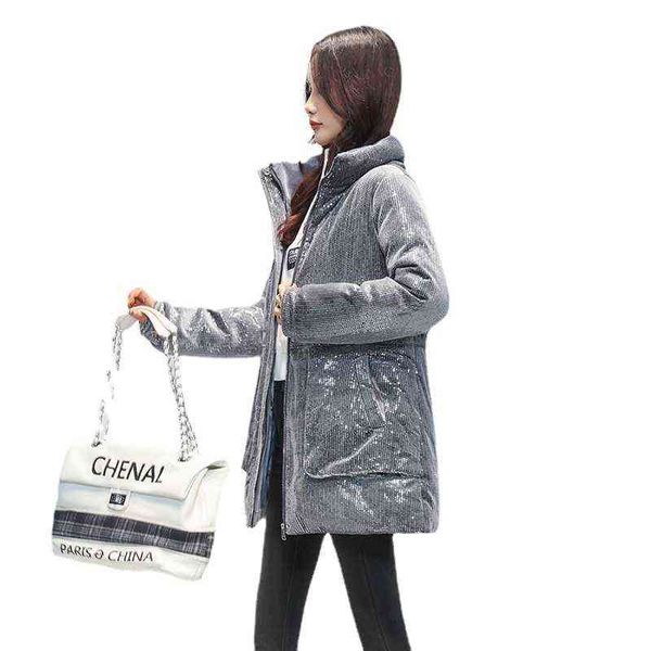 2021 winter korean down nail sequin cotton et waist closing temperament fashionable women's warm, Black
2021 winter korean down nail sequin cotton et waist closing temperament fashionable women's warm, Black