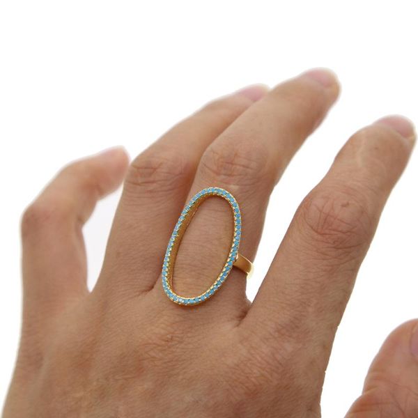 wedding rings bohemian sparkling hollow oval shape pave blue tiny cubic zirconia rhinestone geometric knuckle ring simple trendy jewerly, Slivery;golden
wedding rings bohemian sparkling hollow oval shape pave blue tiny cubic zirconia rhinestone geometric knuckle ring simple trendy jewerly, Slivery;golden