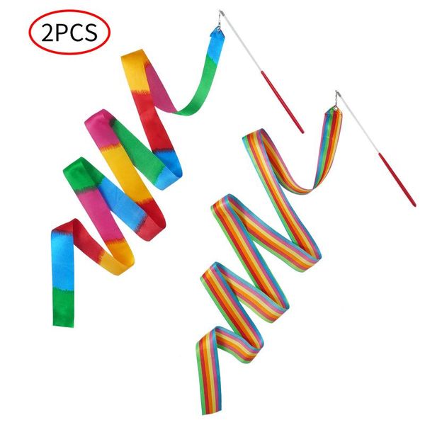 pcs 2m colorful dance ribbons rainbow streamers rhythmic art gymnastics twirling wands rods stick for kids artistic dancing party decoration
pcs 2m colorful dance ribbons rainbow streamers rhythmic art gymnastics twirling wands rods stick for kids artistic dancing party decoration