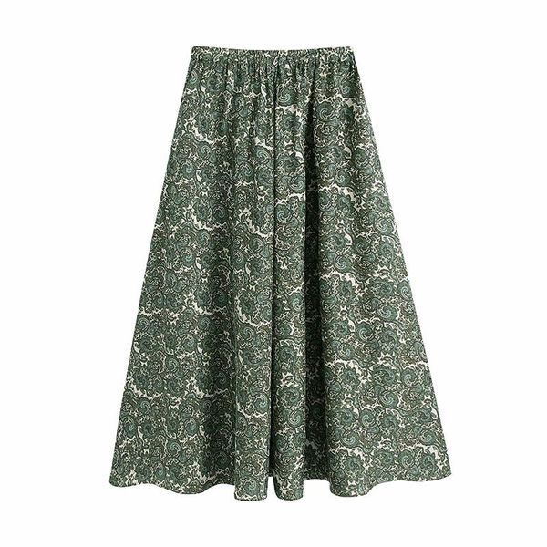 skirts 2021 women summer vintage print midi skirt chic pleated elastic waist streetwear ladies casual faldas vestidos mujer, Black
skirts 2021 women summer vintage print midi skirt chic pleated elastic waist streetwear ladies casual faldas vestidos mujer, Black