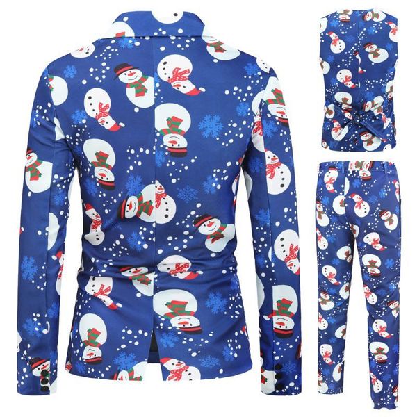 men suits fashion slim fit christmas pattern printed party men's button costume homme can be single sale, White;black
men suits fashion slim fit christmas pattern printed party men's button costume homme can be single sale, White;black