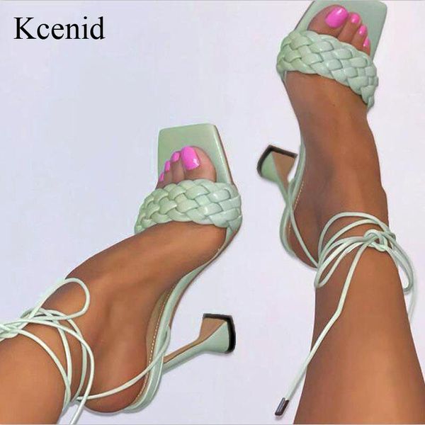 kcenid 2021 design weave sandals heels women high square open toe ladies shoes cross-strap summer, Black
kcenid 2021 design weave sandals heels women high square open toe ladies shoes cross-strap summer, Black