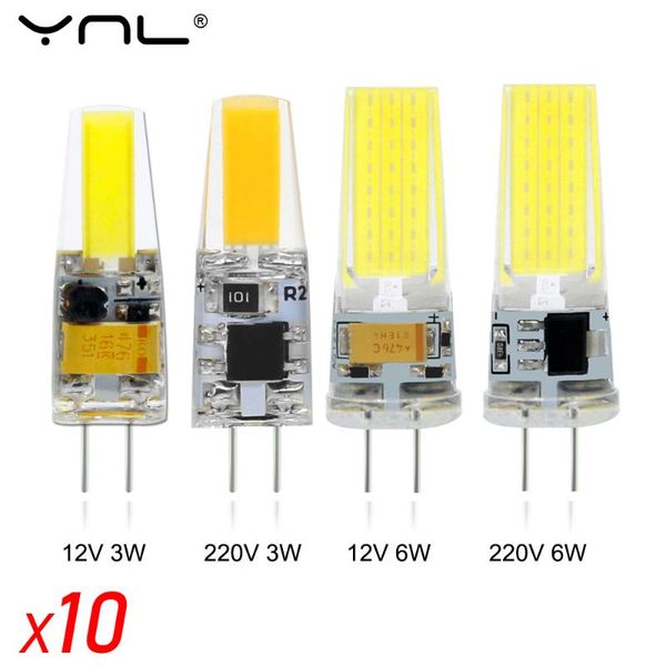 bulbs 10pcs led g4 cob lamp ac dc 12v 220v mini dimming bulb lampada lighting replace halogen spotlight chandelier
bulbs 10pcs led g4 cob lamp ac dc 12v 220v mini dimming bulb lampada lighting replace halogen spotlight chandelier