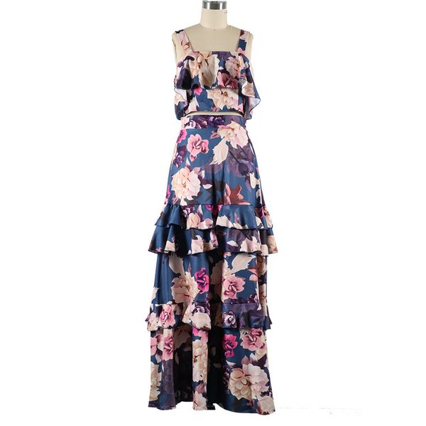 women spring summer dress sleeveless 2 piece set bohemian es holiday vestidos chic plus size beach floral print rode 210428, Black;gray
women spring summer dress sleeveless 2 piece set bohemian es holiday vestidos chic plus size beach floral print rode 210428, Black;gray