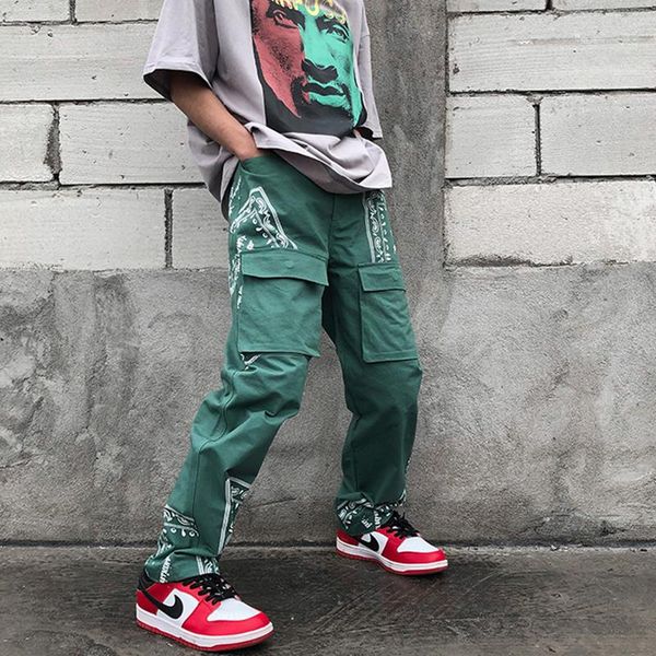 men's pants harajuku cashew flower print pockets overalls mens and women high street straight loose cargo oversize casual trousers, Black
men's pants harajuku cashew flower print pockets overalls mens and women high street straight loose cargo oversize casual trousers, Black