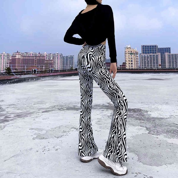 zebra print y2k aesthetic female flare pants women casual harajuku long vintage striped high waist trousers sweatpants capri 210415, Black;white
zebra print y2k aesthetic female flare pants women casual harajuku long vintage striped high waist trousers sweatpants capri 210415, Black;white