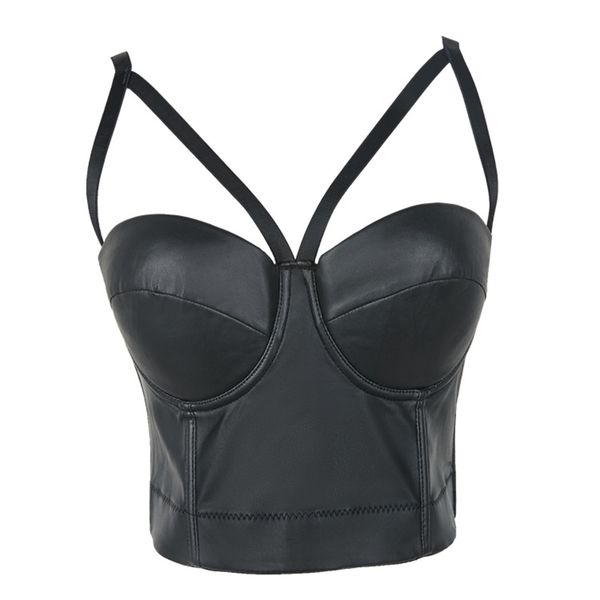 crop women new bustier pu leather sling bungee bra for celebrity club night party 210422, White
crop women new bustier pu leather sling bungee bra for celebrity club night party 210422, White