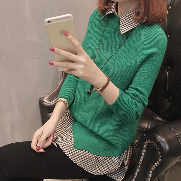 women's sweaters two sets of sweater, female shirt, long pure color, irregular hem sweater suit, 2021 korean edition, spring products., White;black
women's sweaters two sets of sweater, female shirt, long pure color, irregular hem sweater suit, 2021 korean edition, spring products., White;black