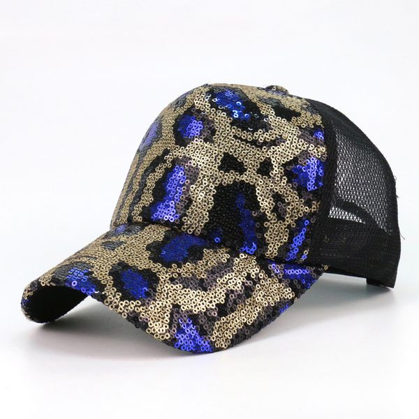 hats & caps women's summer trend leopard breathable mesh european and american fashion sequins highlight outdoor sunscreen hat, Blue;gray
hats & caps women's summer trend leopard breathable mesh european and american fashion sequins highlight outdoor sunscreen hat, Blue;gray