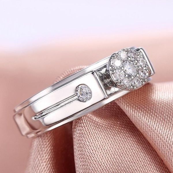 wedding rings caoshi classic band eternity women's ring silver color inlaid round zirconia crystal finger accessories daily wearable, Slivery;golden
wedding rings caoshi classic band eternity women's ring silver color inlaid round zirconia crystal finger accessories daily wearable, Slivery;golden