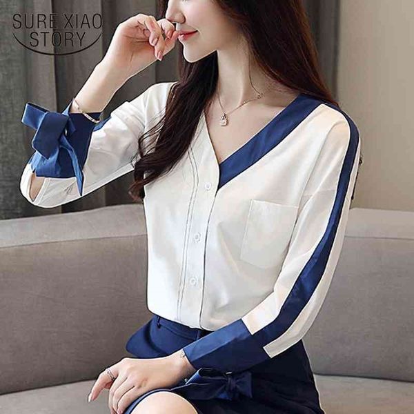 fashion women blouses shirts autumn casual long sleeve white v-neck female chiffon clothing blusas 0855 30 210415
fashion women blouses shirts autumn casual long sleeve white v-neck female chiffon clothing blusas 0855 30 210415