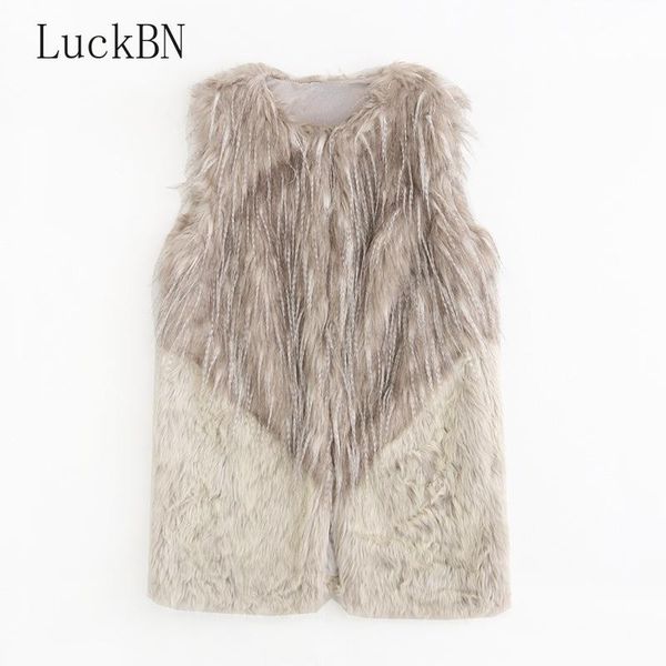 women's vests autumn winter women fashion sleeveless color matching faux fur patchwork vest jacket ladies casual waistcoat chic outwear, Black;white
women's vests autumn winter women fashion sleeveless color matching faux fur patchwork vest jacket ladies casual waistcoat chic outwear, Black;white