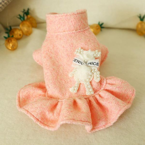 dog puppy clothes pink pearl bear dress fit small pet cat all season cute costume cloth lovely dresses apparel
dog puppy clothes pink pearl bear dress fit small pet cat all season cute costume cloth lovely dresses apparel
