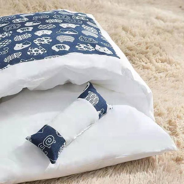 cat's nest warm in winter sleeping bag fully enclosed removable deep cat quilt japanese style dog's beds & furniture 
cat's nest warm in winter sleeping bag fully enclosed removable deep cat quilt japanese style dog's beds & furniture