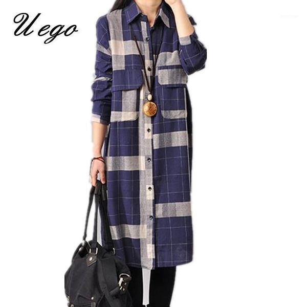 casual dresses uego 2021 fashion plaid spring shirt dress turn-down collar pockets vintage plus size loose women party, Black;gray
casual dresses uego 2021 fashion plaid spring shirt dress turn-down collar pockets vintage plus size loose women party, Black;gray
