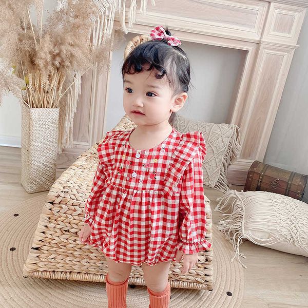 baby girl korean rompers infant plaid romper born flower embroidery bodysuit summer children first birthday outfit 210615, Blue
baby girl korean rompers infant plaid romper born flower embroidery bodysuit summer children first birthday outfit 210615, Blue