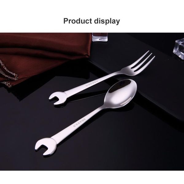 stainless steel wrench spoon fork shape tableware cooking accessories kitchen tool forks
stainless steel wrench spoon fork shape tableware cooking accessories kitchen tool forks