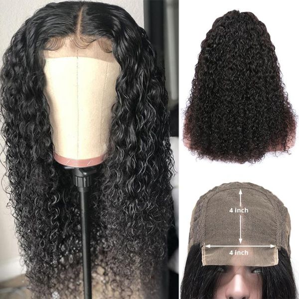 lace wigs arrival 4x4 curly front human hair wig brazilian remy for black women deep wave, Black;brown
lace wigs arrival 4x4 curly front human hair wig brazilian remy for black women deep wave, Black;brown