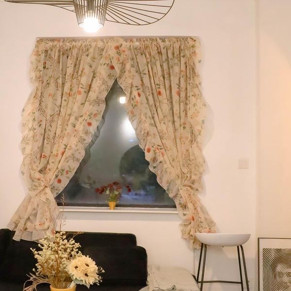 curtain & drapes customized american pastoral floral window screen roman bedroom living room voile with ruffle decor
curtain & drapes customized american pastoral floral window screen roman bedroom living room voile with ruffle decor