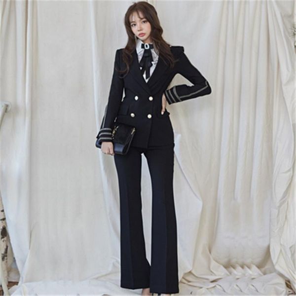 women's two piece pants fashion business suit double breasted blazer jacket coat+long pant set office work women 2 pieces outfi, White
women's two piece pants fashion business suit double breasted blazer jacket coat+long pant set office work women 2 pieces outfi, White