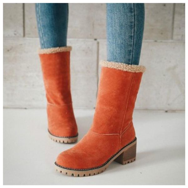 boots women cute warm short boots suede chunky mid heel round toe winter snow ankle, Black
boots women cute warm short boots suede chunky mid heel round toe winter snow ankle, Black