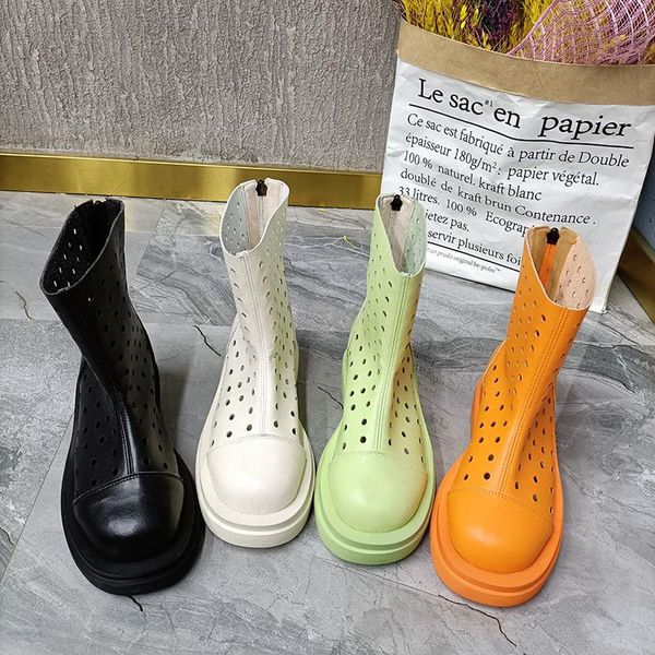 boots candy color hole shoes sandals women 2021 summer ankle smoke pipe thick bottom leather, Black
boots candy color hole shoes sandals women 2021 summer ankle smoke pipe thick bottom leather, Black