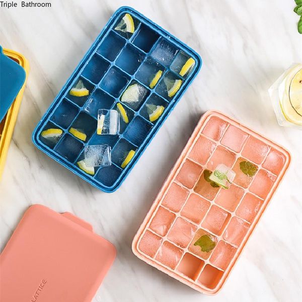 creative square ice cube maker silicones mould tray multifunction mold forms grade kitchen accessories baking moulds