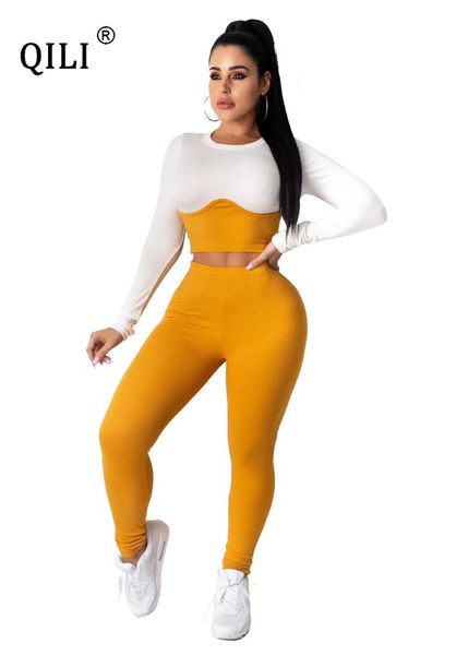 women's tracksuits qili autumn womens short and pants fashion sets jumpsuit long sleeve patchwork skinny two piece outfits for women, Gray
women's tracksuits qili autumn womens short and pants fashion sets jumpsuit long sleeve patchwork skinny two piece outfits for women, Gray