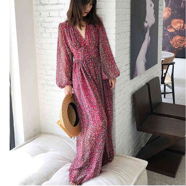 wonder plus size lantern sleeve elegant long dress lady v-neck print holiday female beach vestidoes 210510, Black;gray
wonder plus size lantern sleeve elegant long dress lady v-neck print holiday female beach vestidoes 210510, Black;gray