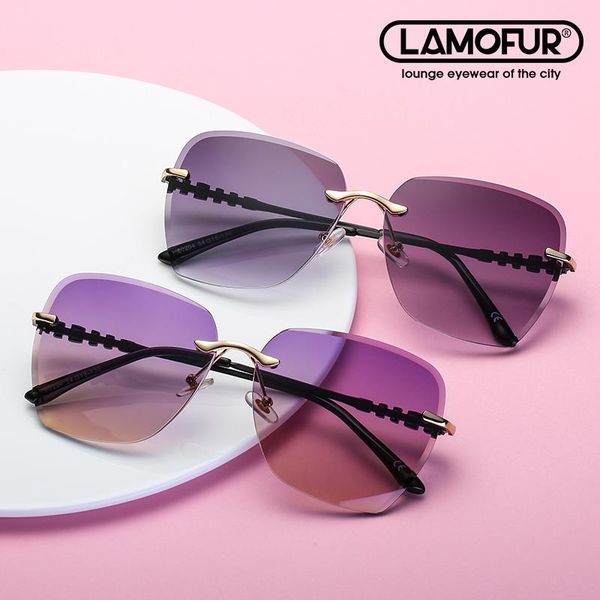 sunglasses lamofur rectangular rimless men metal fashion square sun glasses for women gradient lens frameless 2021 uv400 50204, White;black
sunglasses lamofur rectangular rimless men metal fashion square sun glasses for women gradient lens frameless 2021 uv400 50204, White;black