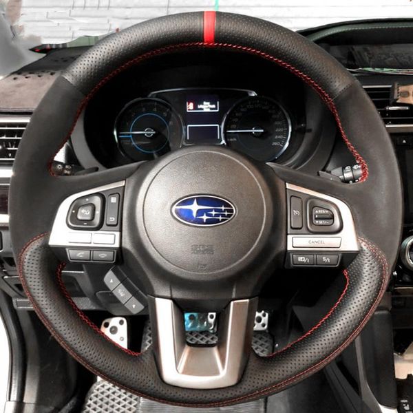 steering wheel covers hand-stitched suede carbon fiber leather car cover for brz forester xv outback legacy wrx auto accessories
steering wheel covers hand-stitched suede carbon fiber leather car cover for brz forester xv outback legacy wrx auto accessories