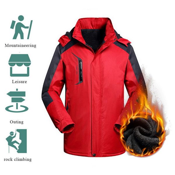 men's jackets fashion-puimentiua winter fleece waterproof jacket outdoor sport warm coat hiking camping male autumn nud4, Black;brown
men's jackets fashion-puimentiua winter fleece waterproof jacket outdoor sport warm coat hiking camping male autumn nud4, Black;brown