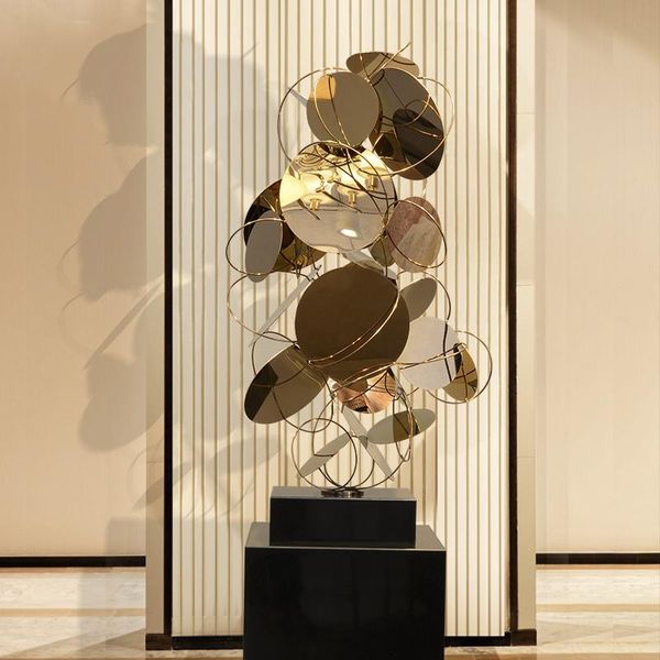 decorative objects & figurines modern luxury stainless steel floor sculpture decoration art home livingroom crafts el lobby club metal ornam
decorative objects & figurines modern luxury stainless steel floor sculpture decoration art home livingroom crafts el lobby club metal ornam