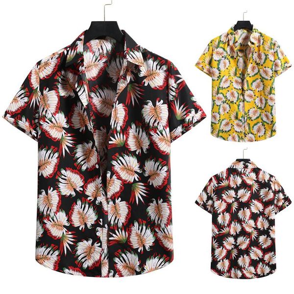 men's casual shirts spring/summer 2021 fashion youth personalized printed shirt, hawaii beach short sleeve 2 colors,, White;black
men's casual shirts spring/summer 2021 fashion youth personalized printed shirt, hawaii beach short sleeve 2 colors,, White;black
