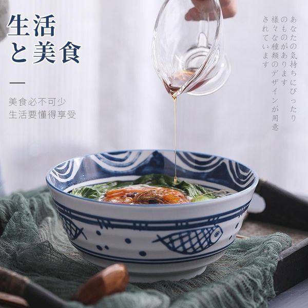 inch japanese style high temperature ramen bowl ceramic blue and white tableware underglaze color foot soup bowls crockery
inch japanese style high temperature ramen bowl ceramic blue and white tableware underglaze color foot soup bowls crockery