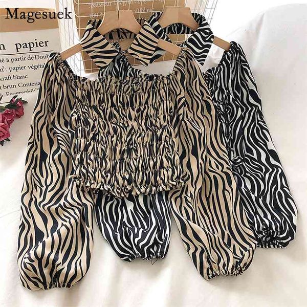 casual vintage shirts for women pleated short lantern sleeve blouse femme zebra stripes off shoulder shirt 12070 210512, White
casual vintage shirts for women pleated short lantern sleeve blouse femme zebra stripes off shoulder shirt 12070 210512, White