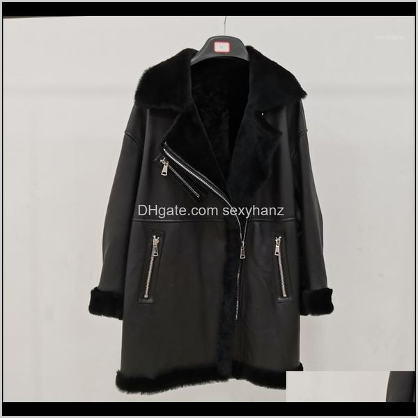 womens faux women clothes winter long natural real sheep fur jacket thick warm lamb wool coat female turndown collar1 1dt oesul, Black
womens faux women clothes winter long natural real sheep fur jacket thick warm lamb wool coat female turndown collar1 1dt oesul, Black
