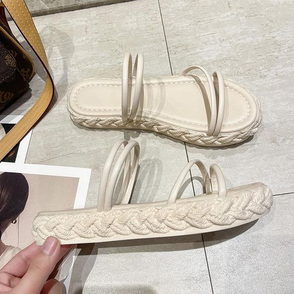 slippers 2021 woman shoes summer sandals open toe beach outdoor walking platform women's comfortable casual, Black
slippers 2021 woman shoes summer sandals open toe beach outdoor walking platform women's comfortable casual, Black