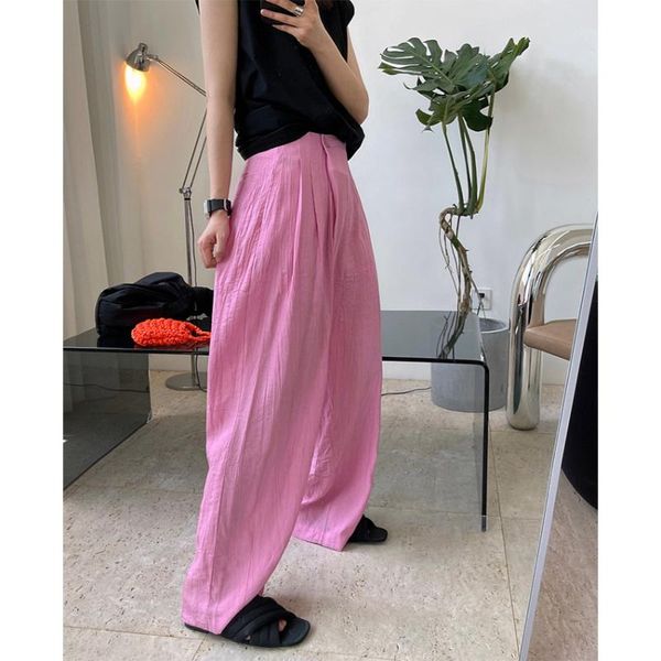 women's pants & capris women fashion wide leg loose plus trousers summer casual pleated large size elastic waist soft slim female slack, Black;white
women's pants & capris women fashion wide leg loose plus trousers summer casual pleated large size elastic waist soft slim female slack, Black;white