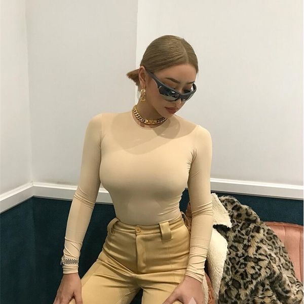5 colors gray black nude solid basic skinny shirt long sleeve bodysuit women bodycon romper femme autumn jumpsuit body suit 210401, Black;white
5 colors gray black nude solid basic skinny shirt long sleeve bodysuit women bodycon romper femme autumn jumpsuit body suit 210401, Black;white