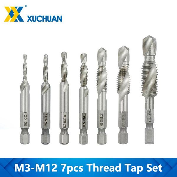 hand tools thread tap m3-m12 drill bits hss 4341 drilling metric 7pcs for woodworking engraving hex shank screw taps
hand tools thread tap m3-m12 drill bits hss 4341 drilling metric 7pcs for woodworking engraving hex shank screw taps